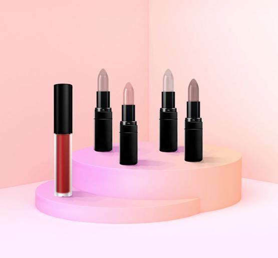 VIP Matte Makeup Bundle 5 Pack - 4 Lipsticks & 1 Lipstain (Paid)